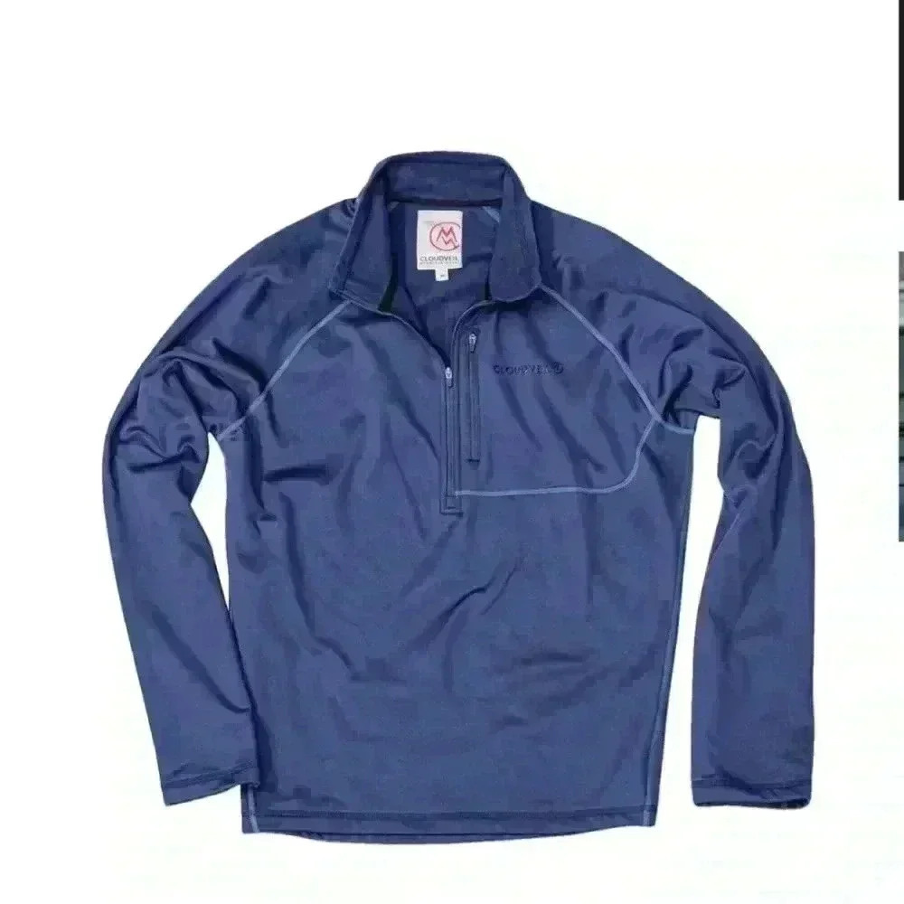 Cloudveil Men's Brushed Back 1/4 Zip Fleece Jacket